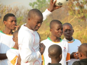 In August, we had a boys camp, Empowering Leaders in Training and Education, where we spent a week at a secondary school using soccer as a medium to learn about boys empowerment. 